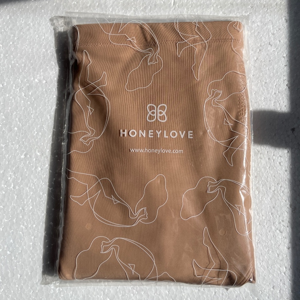 Honeylove Queen Brief Shapewear – Sand, Large – Full Coverage – New with Tags